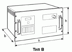 Чертеж корпуса стабилизатора напряжения (тип B)