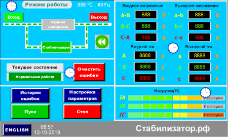 Цветной Сенсорный ЖК-экран